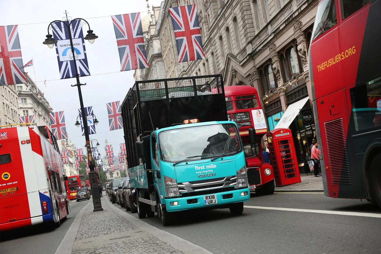 First Mile van on London streets