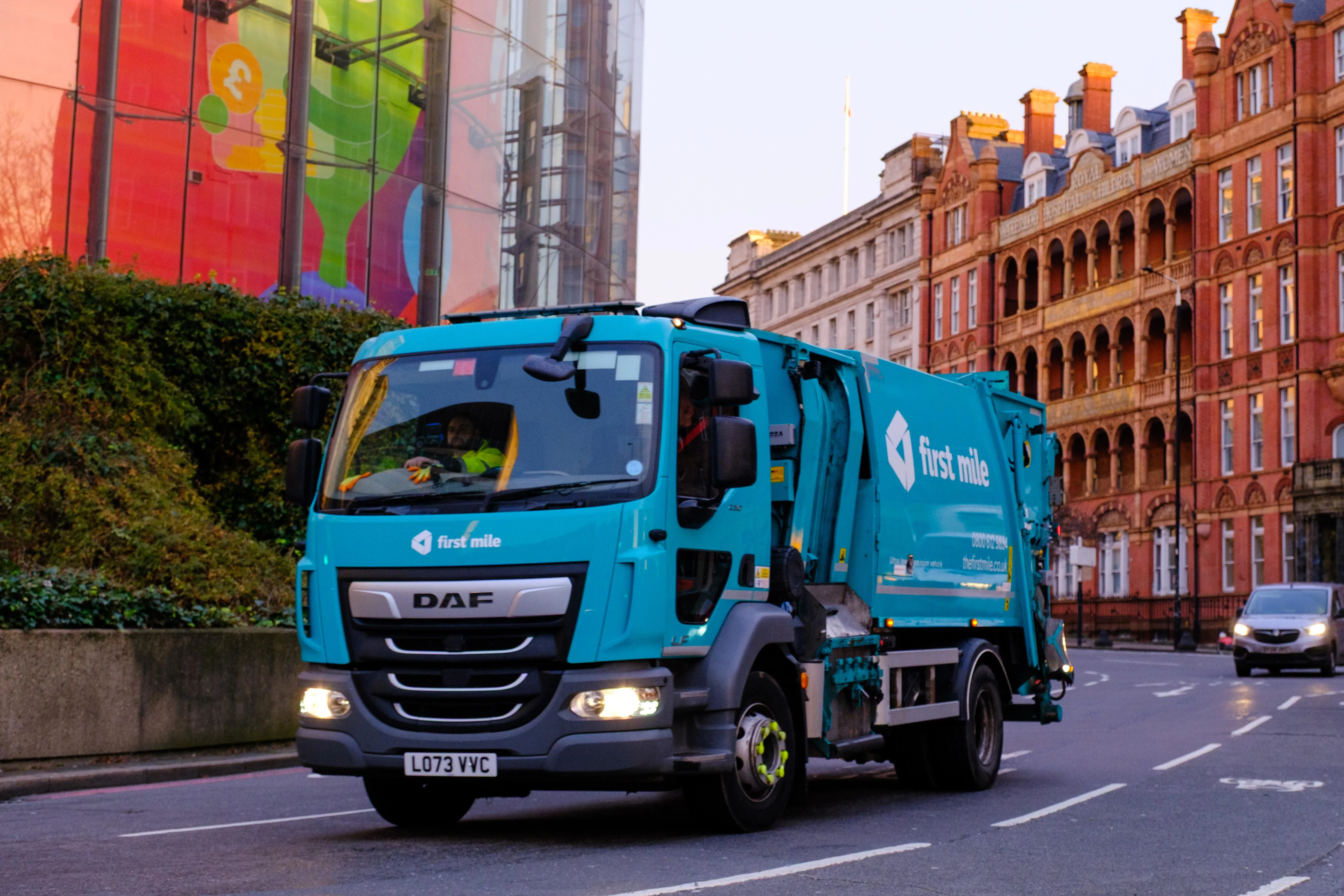 First Mile Compactor Van