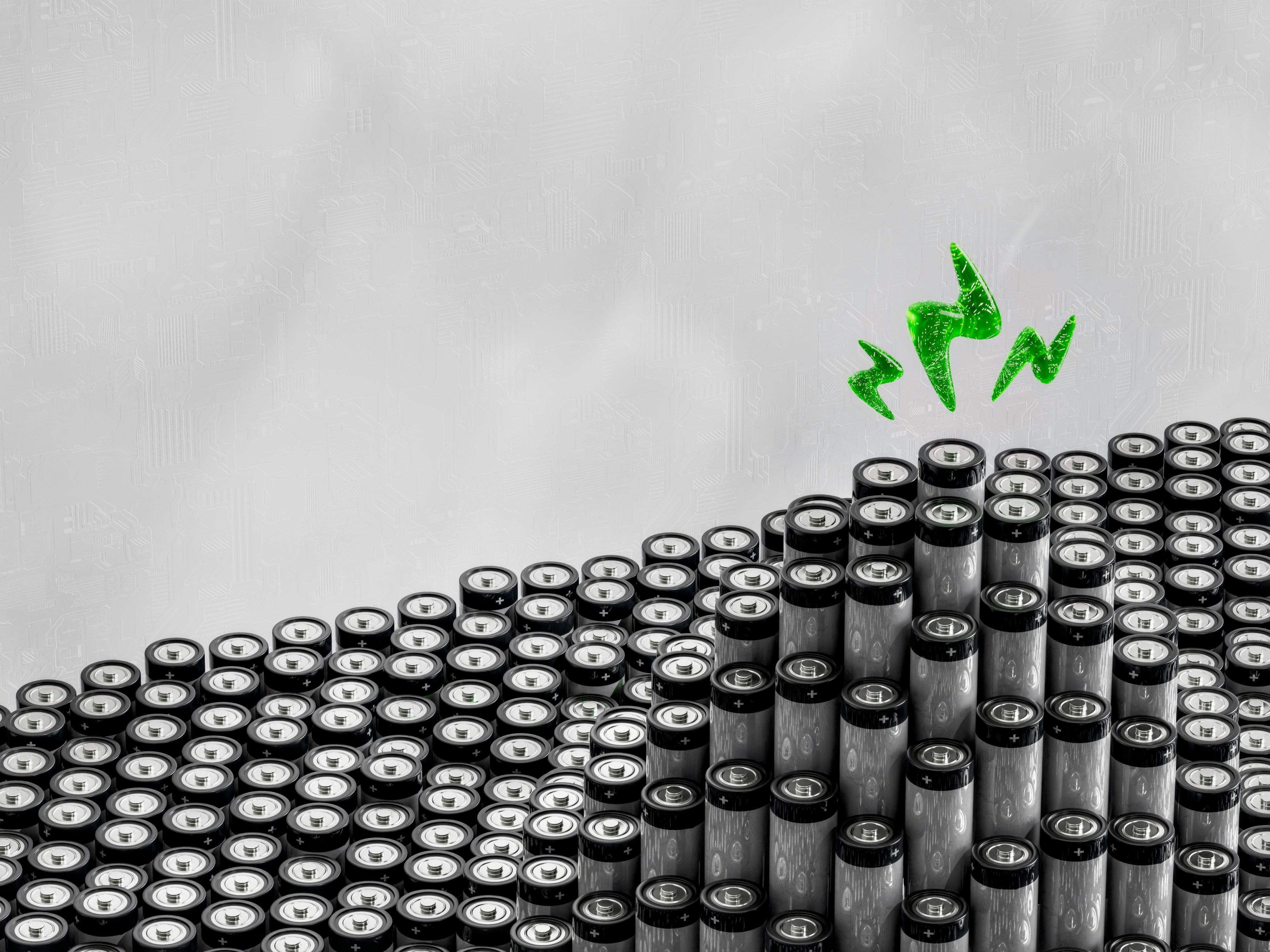 Battery energy background