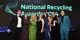 Two MRW national recycling award 2024 trophies